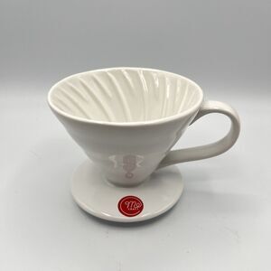 Hario V60 ceramic Coffee Dripper 02 White pour-over handmade in Japan